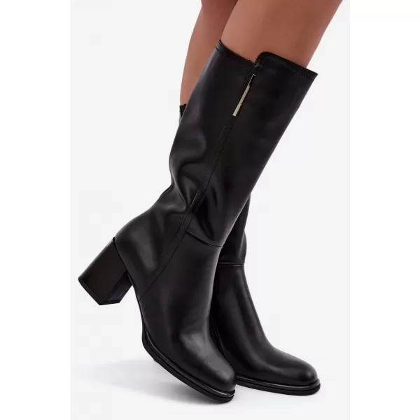  Dámské kozačky VINCEZA 67053 BLACK 