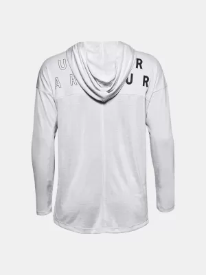 Dámská mikina UNDER ARMOUR TECH TWIST GRAPHIC HOODIE 1351977-014 ŠEDÁ