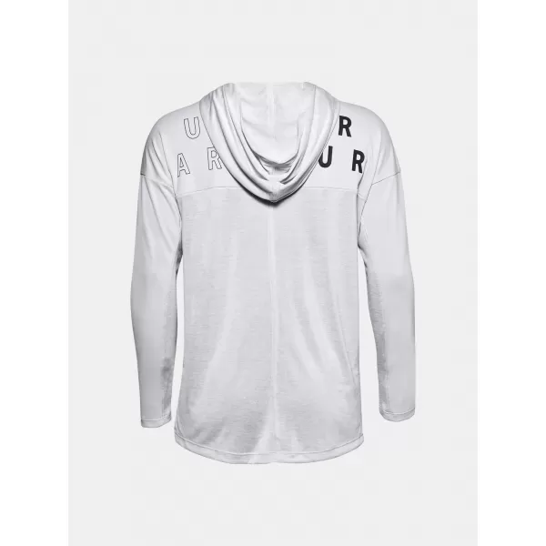  Dámská mikina UNDER ARMOUR TECH TWIST GRAPHIC HOODIE 1351977-014 ŠEDÁ 