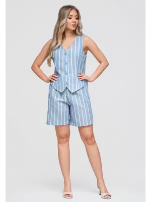 Dámské kraťasy OMBRE OW-ST-E0017 BLUE