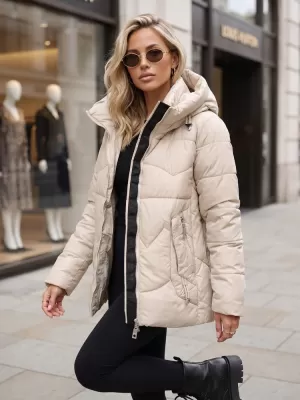 Dámská bunda DSTREET BÉŽOVÁ