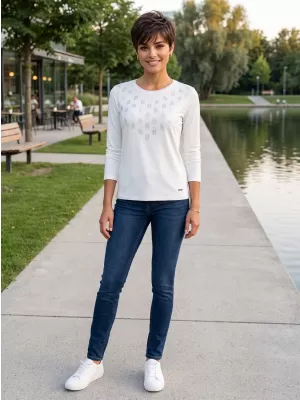 Dámské triko ALTISPORT IDIARA BÍLÁ