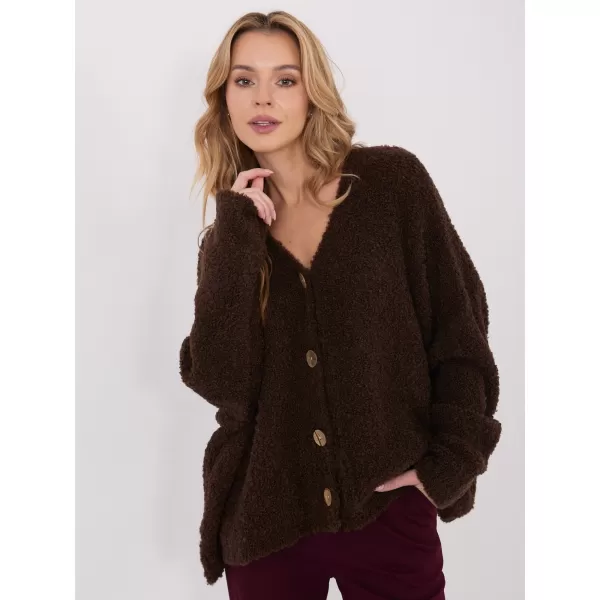  Dámský svetr FACTORY PRICE CH-SW-72981.05P DARK BROWN 
