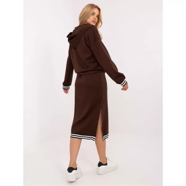  Dámský set RUE PARIS IT-KMPL-9719.64 DARK BROWN 