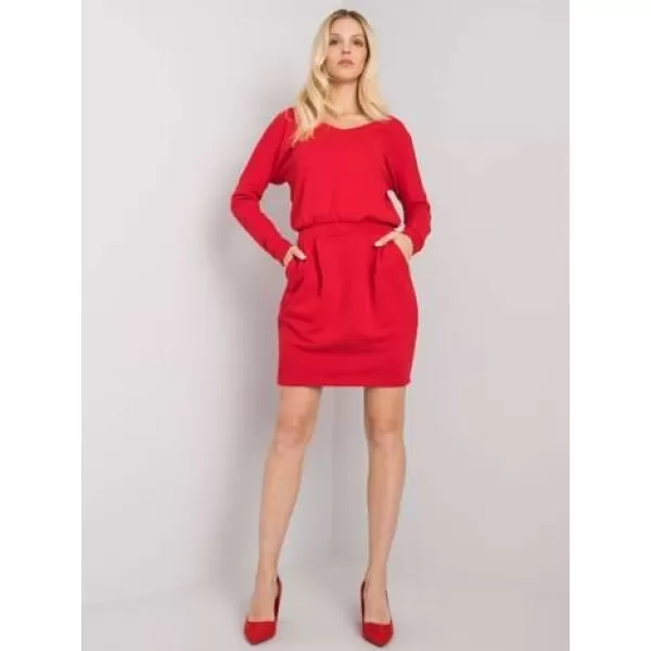  Dámské šaty RUE PARIS RV-SK-6037.18X RED 