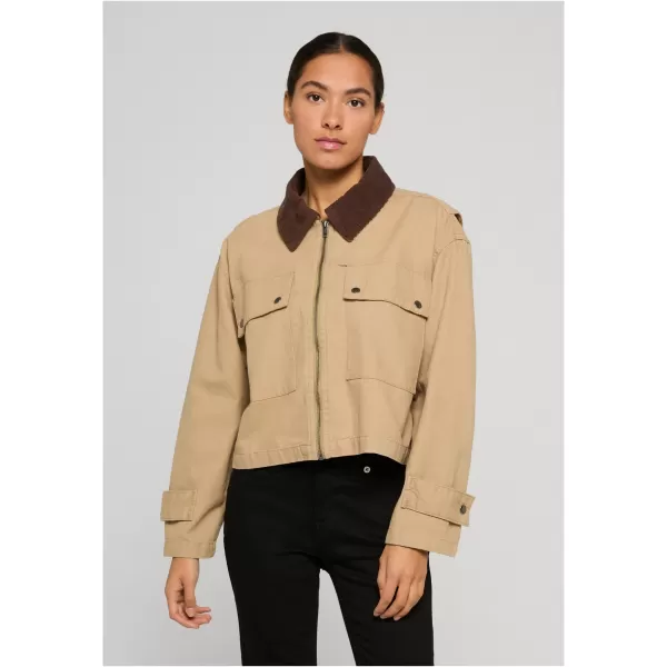  Dámská bunda URBAN CLASSICS TB7726 UNION BEIGE 