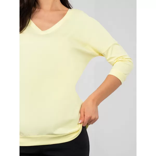  Dámské triko RUE PARIS RV-BZ-A1192.71 BRIGHT YELLOW 