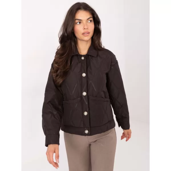  Dámská bunda RUE PARIS IT-KR-FL9626.77 DARK BROWN 