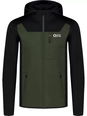 Pánská powerfleece mikina NORDBLANC SPRAWL NBSFM8333 ZELENÁ