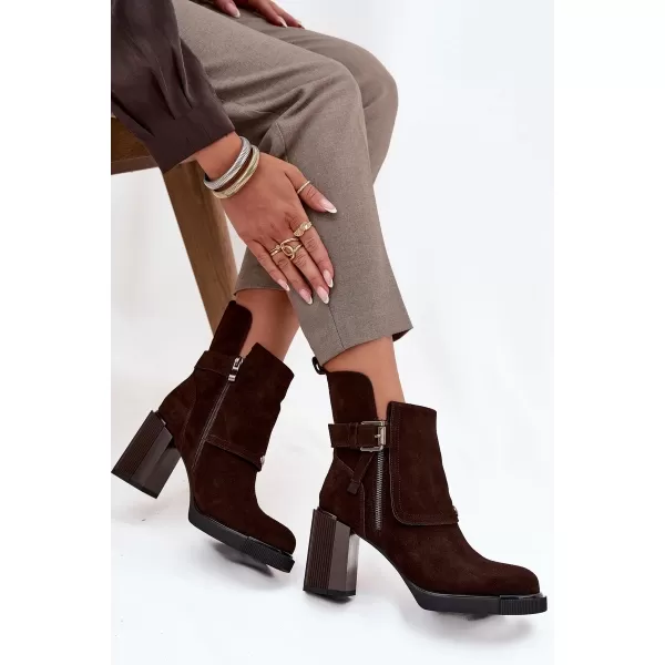  Dámské kozačky VINCEZA 91152 CHOCOLATE 