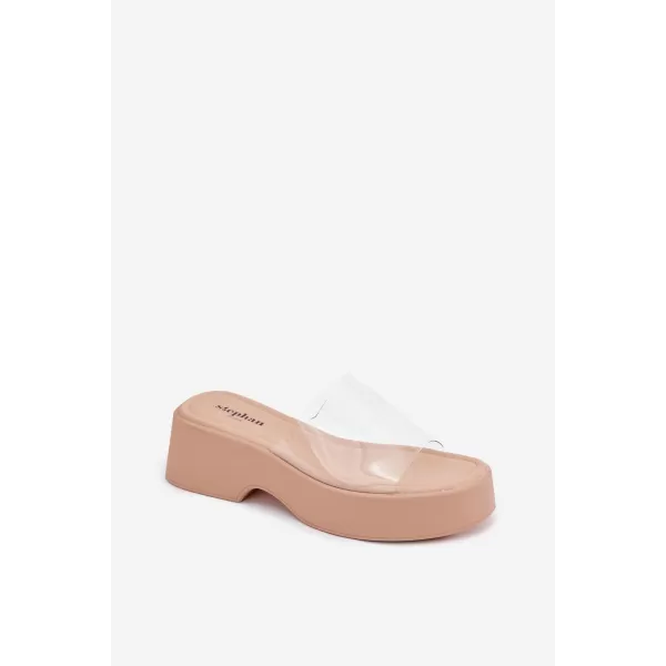  Dámské pantofle BOTO 78-146 BEIGE 