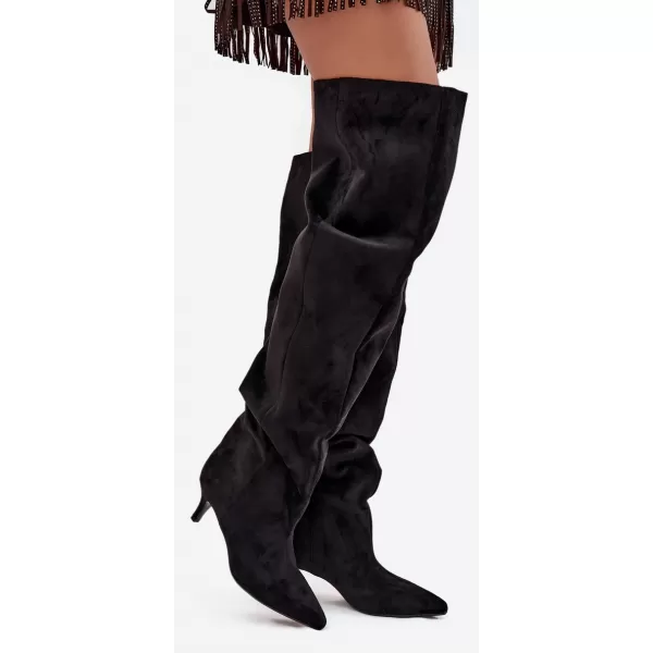  Dámské kozačky BOTO 3307/CS026 BLACK 