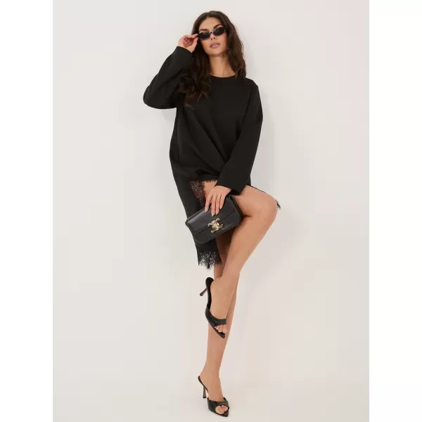  Dámské šaty OCH BELLA TW-SK-BI-24376.31 BLACK 