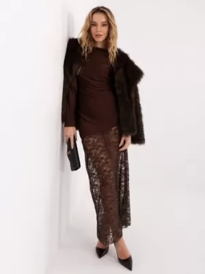 Dámské šaty ITALY MODA MI-SK-3310.63 BROWN