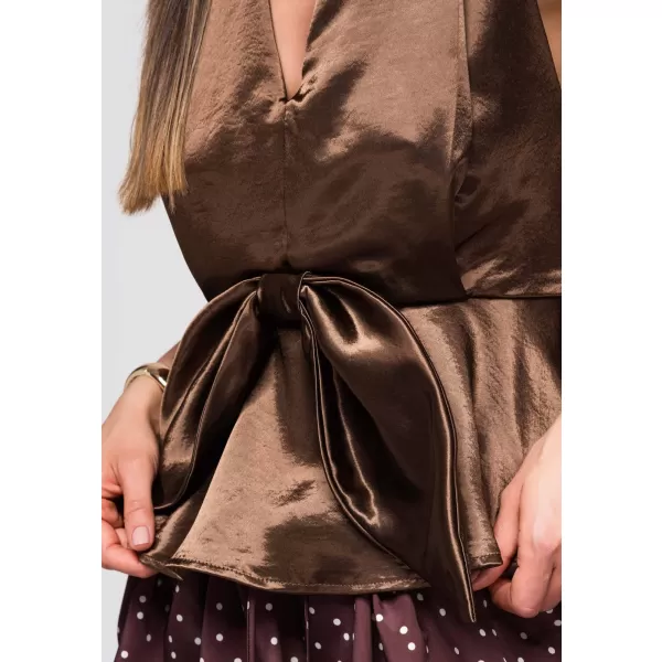  Dámská blůza LARICA OW-TS-E0051 BROWN 