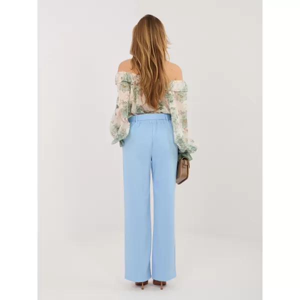  Dámské kalhoty RUE PARIS IT-SP-FL8252-1.90 LIGHT BLUE 