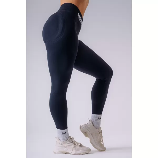  Dámské legíny NEBBIA FLOW SEAMLESS 496 DARK BLUE 