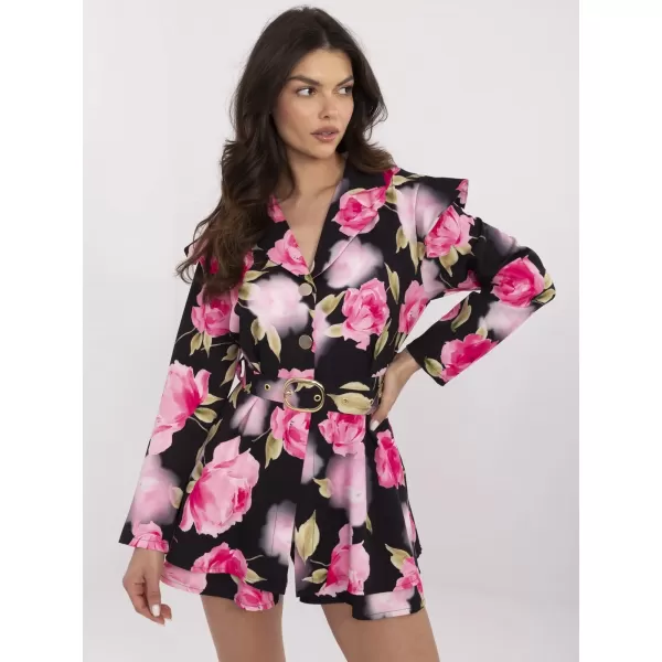  Dámské lacláče ITALY MODA DHJ-KO-20615-2.60 BLACK AND PINK 