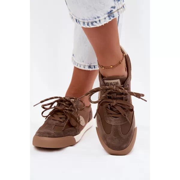  Dámské tenisky BIG STAR SHOES UU274002 BROWN/BEIGE 