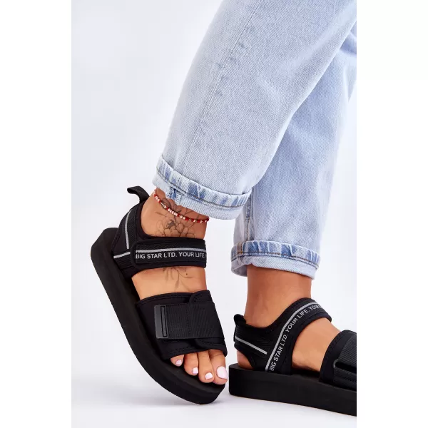  Dámské sandály BIG STAR SHOES LL274784 BLACK 