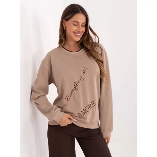  Dámská mikina RELEVANCE RV-BL-A968.00 BEIGE 