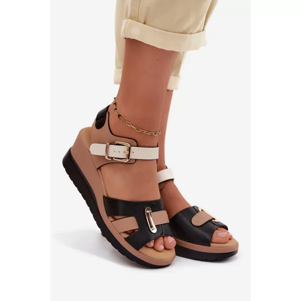  Dámské sandály ARTIKER 58C0316 BLACK/BEIGE 
