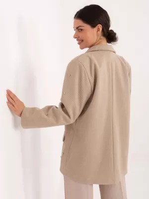 Dámské sako ITALY MODA IT-MA-18365.97 BEIGE