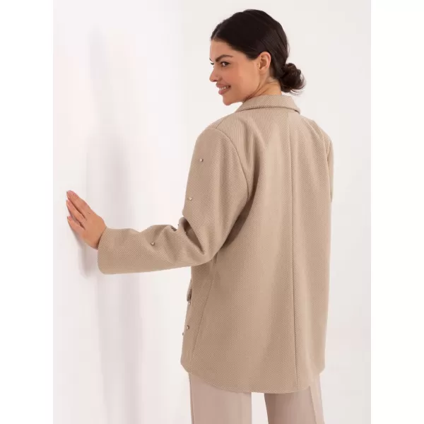  Dámské sako ITALY MODA IT-MA-18365.97 BEIGE 