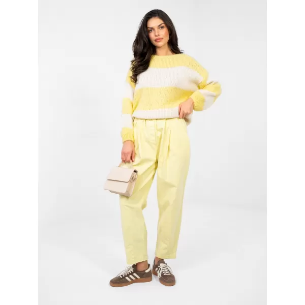  Dámský svetr ITALY MODA MI-SW-0203.71 BRIGHT YELLOW 