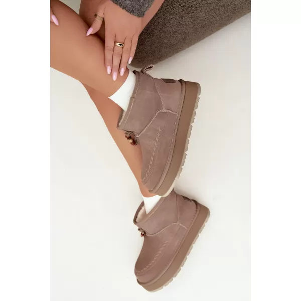  Dámské boty BIG STAR SHOES UU274679 BEIGE 
