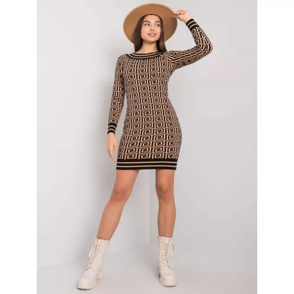  Dámské šaty OCH BELLA TW-SK-BI-ZS5218.50 CAMEL 