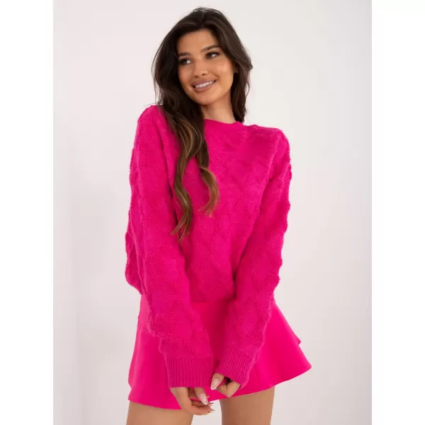  Dámský svetr WOOL FASHION ITALIA AT-SW-2361.61 FUCHSIA 