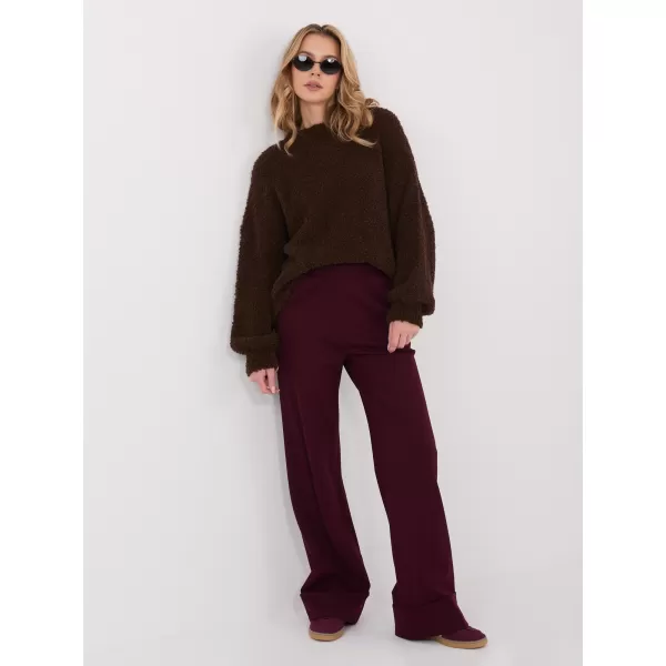  Dámský svetr FACTORY PRICE CH-SW-72610.62 DARK BROWN 