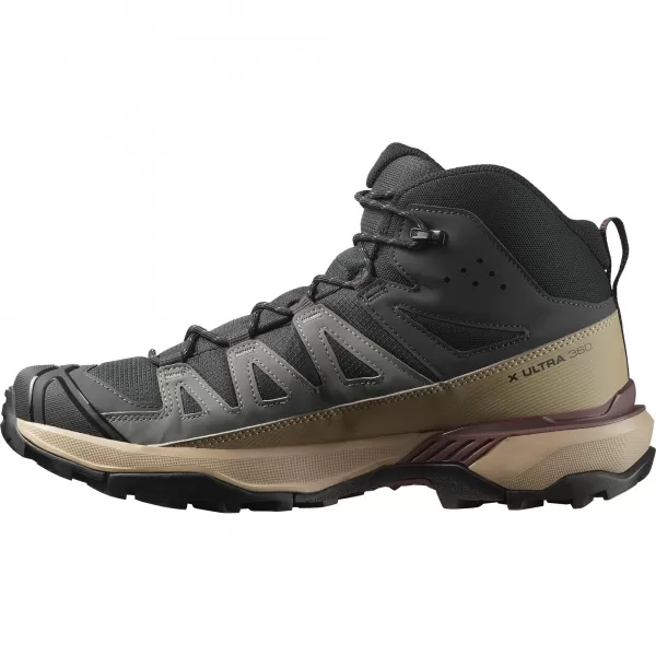  Pánské boty SALOMON X ULTRA 360 MID GORE-TEX L47743300 PHANTOM/DESERT TAN/RUM RAISIN 