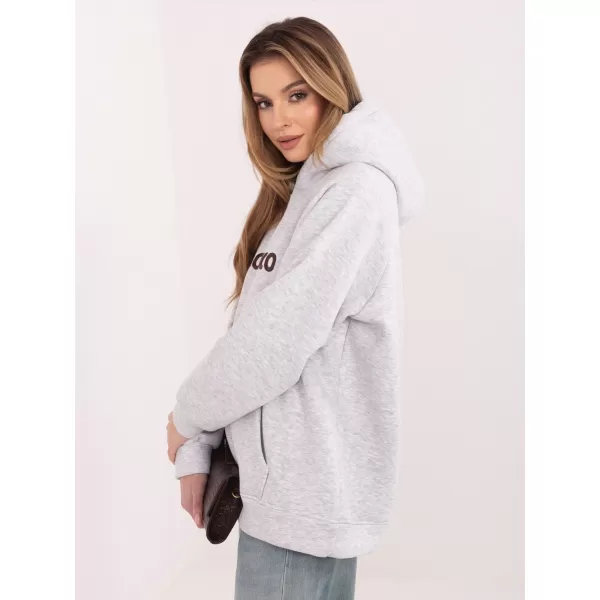  Dámská mikina RUE PARIS RV-BL-A1034.30 MELANGE GREY 