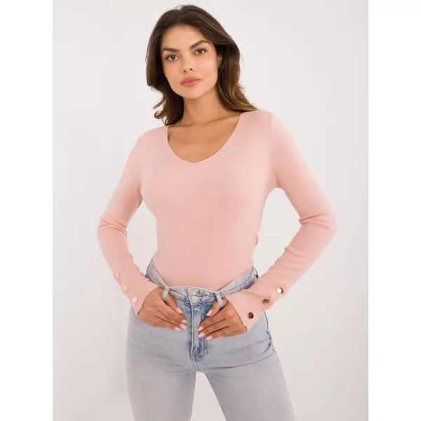  Dámský svetr WOOL FASHION ITALIA AT-SW-2334.49 BRIGHT PINK 