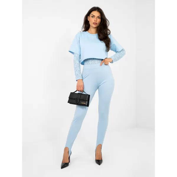 Dámské kalhoty RUE PARIS MI-SP-K22.65 LIGHT BLUE 