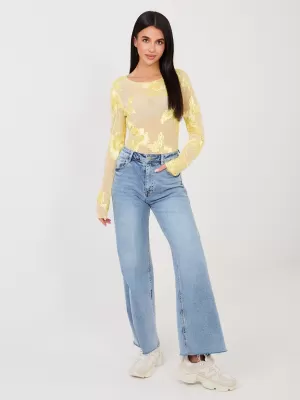 Dámská halenka ITALY MODA IT-BZ-22125.60 BRIGHT YELLOW