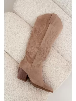 Dámské kozačky BOTO 9697A-1 KHAKI