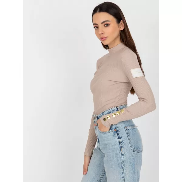  Dámská halenka OCH BELLA TW-BZ-OB-009.28 DARK BEIGE 