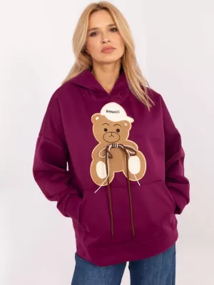 Dámská mikina ITALY MODA DHJ-BL-A8695.65P VIOLET