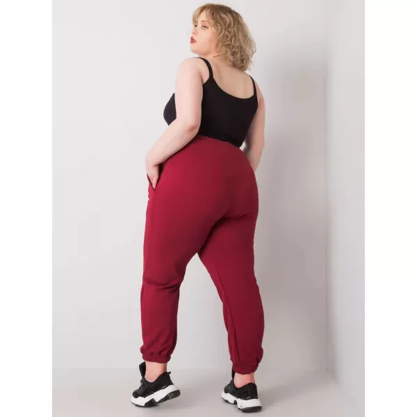  Dámské tepláky BASIC FEEL GOOD RV-DR-6331.86 BURGUNDY 