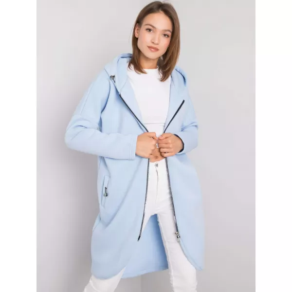  Dámská mikina RUE PARIS RV-BL-4858-1.99P LIGHT BLUE 