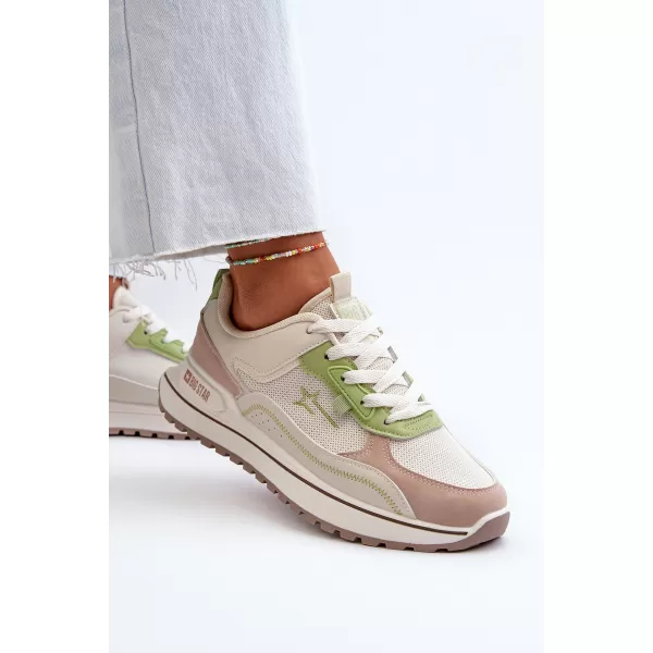  Dámské tenisky BIG STAR SHOES NN274A091 BEIGE 
