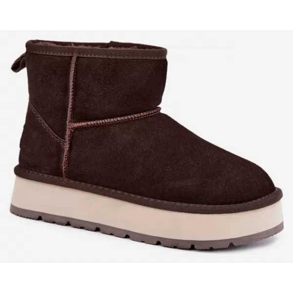  Dámské boty BIG STAR SHOES UU274693 BROWN/BEIGE 