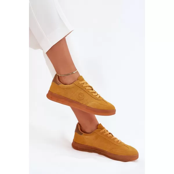  Dámské tenisky BIG STAR SHOES RR274846 YELLOW/GOLD 
