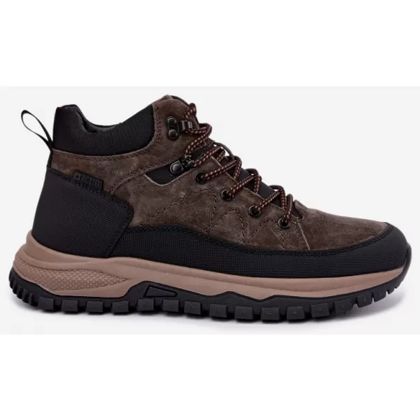  Pánské zimní boty BIG STAR UU174248 DARK BROWN 