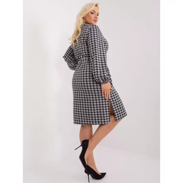  Dámské šaty LAKERTA LK-SK-509476.28P GRAY-BLACK 