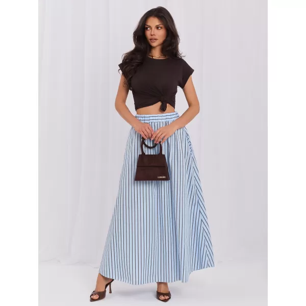  Dámská sukně ITALY MODA MI-SD-4349.74 LIGHT BLUE 