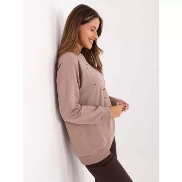  Dámská halenka RELEVANCE RV-BZ-A876.52 DARK BEIGE 